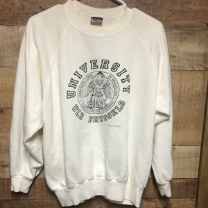 VINTAGE University ULB Brussels Crewneck sweatshirt